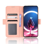 Custodia per telefono in pelle con slot per schede di consistenza al polpaccio, For ZTE Nubia Red Magic 7S Pro, For ZTE Nubia Z40S Pro, For ZTE Axon 40 Pro