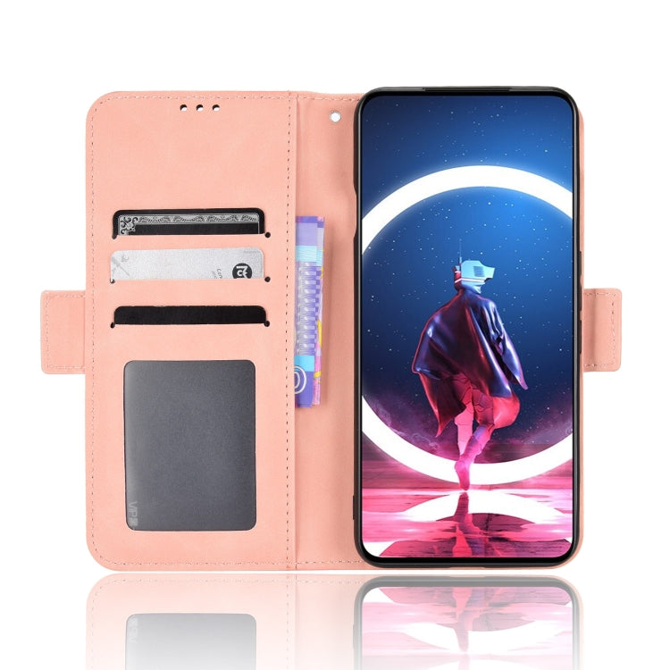 Custodia per telefono in pelle con slot per schede di consistenza al polpaccio, For ZTE Nubia Red Magic 7S Pro, For ZTE Nubia Z40S Pro, For ZTE Axon 40 Pro