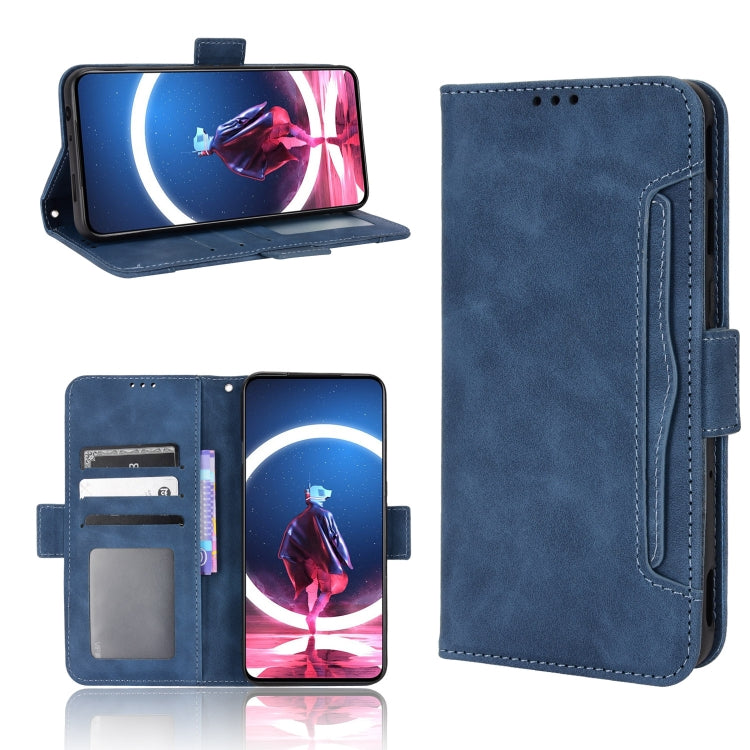 Custodia per telefono in pelle con slot per schede di consistenza al polpaccio, For ZTE Nubia Red Magic 7S Pro, For ZTE Nubia Z40S Pro, For ZTE Axon 40 Pro