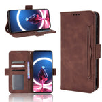 Custodia per telefono in pelle con slot per schede di consistenza al polpaccio, For ZTE Nubia Red Magic 7S Pro, For ZTE Nubia Z40S Pro, For ZTE Axon 40 Pro