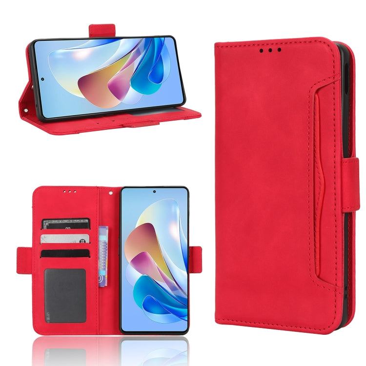 Custodia per telefono in pelle con slot per schede di consistenza al polpaccio, For ZTE Nubia Red Magic 7S Pro, For ZTE Nubia Z40S Pro, For ZTE Axon 40 Pro