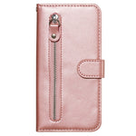Custodia portafoglio in pelle con cerniera per Galaxy S20