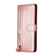 Custodia portafoglio in pelle con cerniera per Galaxy S20