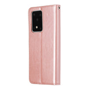 Custodia portafoglio in pelle con cerniera per Galaxy S20