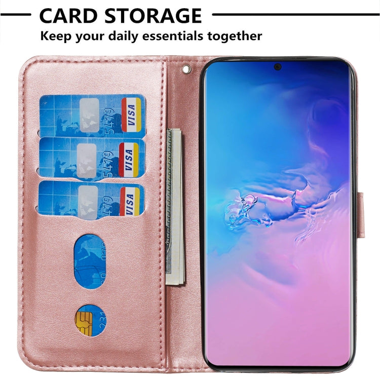 Custodia portafoglio in pelle con cerniera per Galaxy S20