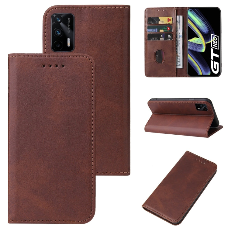 Custodia per telefono in pelle con chiusura magnetica, For Realme 6, For Realme 7 5G, For Realme 7 4G / RMX2155, For Realme C31, For Realme GT Neo Flash, For Realme GT Neo3, For Realme Narzo 50i, For Realme Q2 Pro
