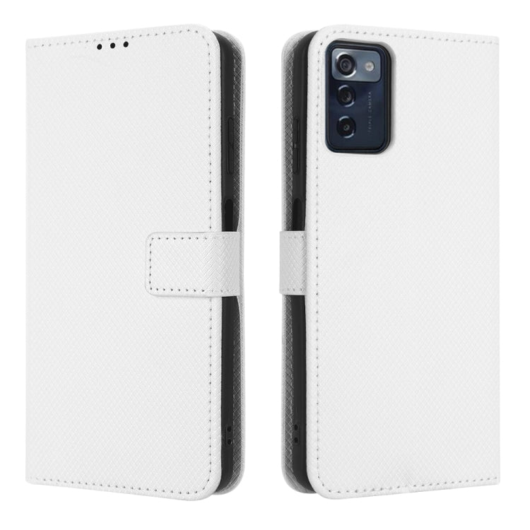 Custodia per telefono in pelle con trama a diamante, For Consumer Cellular ZMax 5G, For Motorola Moto E32s / G22, For Motorola Moto G32, For Motorola Moto S30 Pro 5G