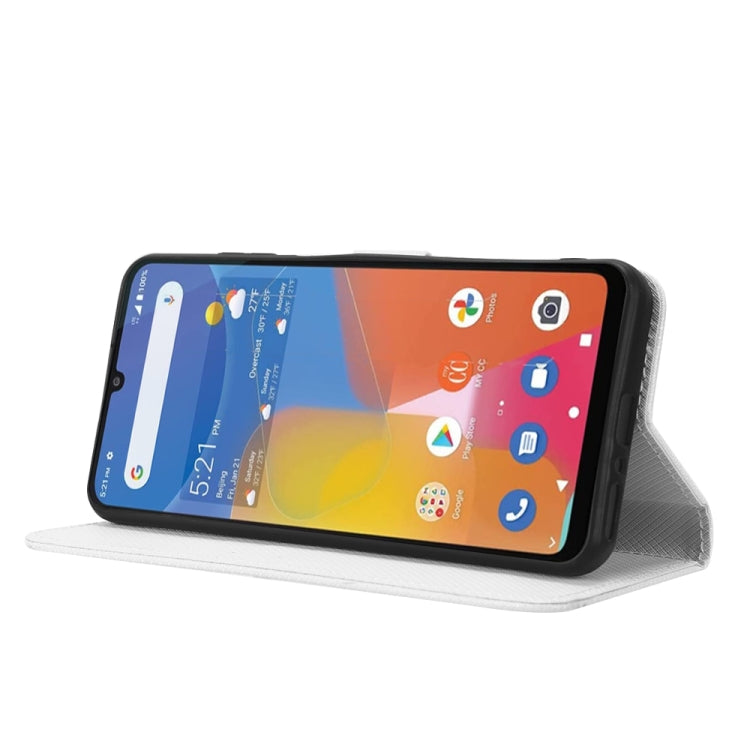 Custodia per telefono in pelle con trama a diamante, For Consumer Cellular ZMax 5G, For Motorola Moto E32s / G22, For Motorola Moto G32, For Motorola Moto S30 Pro 5G