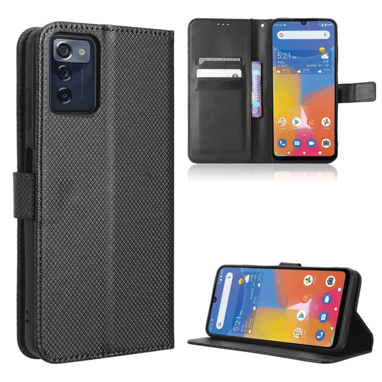 Custodia per telefono in pelle con trama a diamante, For Consumer Cellular ZMax 5G, For Motorola Moto E32s / G22, For Motorola Moto G32, For Motorola Moto S30 Pro 5G