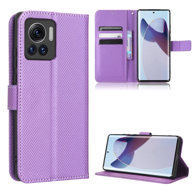 Custodia per telefono in pelle con trama a diamante, For Motorola Moto X30 Pro 5G / Edge 30 Ultra, For Nothing Phone 1, For OPPO A57 5G / 4G, For OPPO A97 5G
