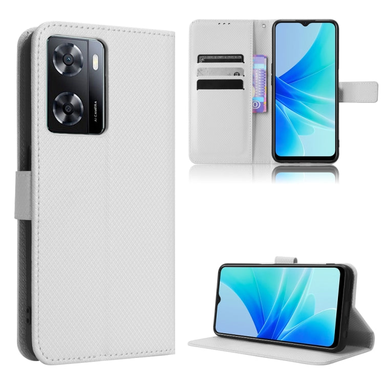 Custodia per telefono in pelle con trama a diamante, For Motorola Moto X30 Pro 5G / Edge 30 Ultra, For Nothing Phone 1, For OPPO A57 5G / 4G, For OPPO A97 5G