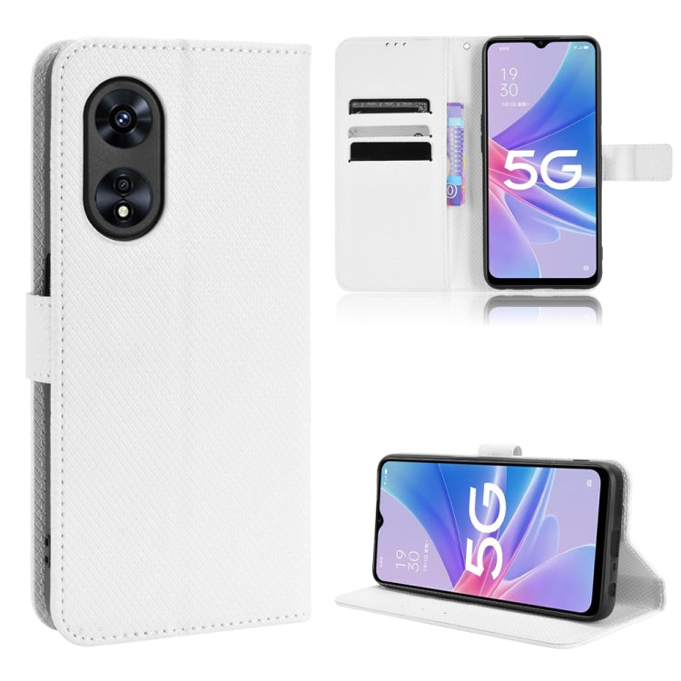 Custodia per telefono in pelle con trama a diamante, For Motorola Moto X30 Pro 5G / Edge 30 Ultra, For Nothing Phone 1, For OPPO A57 5G / 4G, For OPPO A97 5G
