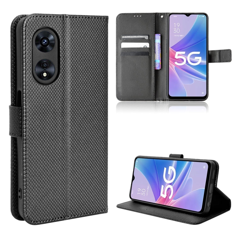 Custodia per telefono in pelle con trama a diamante, For Motorola Moto X30 Pro 5G / Edge 30 Ultra, For Nothing Phone 1, For OPPO A57 5G / 4G, For OPPO A97 5G