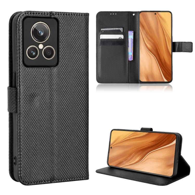 Custodia per telefono in pelle con trama a diamante, For Realme GT2 Explorer Master, For TCL 30 XL, For vivo Y02s, For vivo Y77 5G