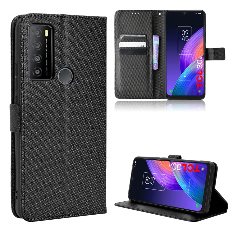 Custodia per telefono in pelle con trama a diamante, For Realme GT2 Explorer Master, For TCL 30 XL, For vivo Y02s, For vivo Y77 5G