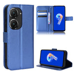 Custodia per telefono in pelle con trama a diamante, For Tecno Pova 3, For ASUS ROG Phone 6 / 6 Pro, For ASUS Zenfone 9, For Huawei nova Y90