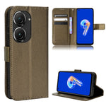 Custodia per telefono in pelle con trama a diamante, For Tecno Pova 3, For ASUS ROG Phone 6 / 6 Pro, For ASUS Zenfone 9, For Huawei nova Y90