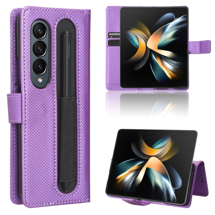 Custodia per telefono in pelle con trama a diamante, For Cubot X50, For Honor X40i, For Samsung Galaxy Z Fold4 5G, For HotPepper Serrano3
