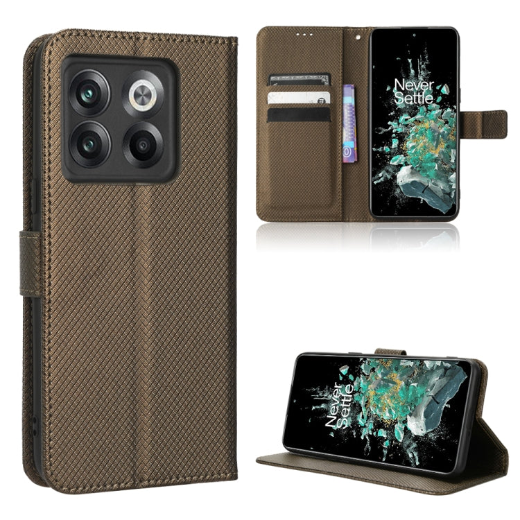 Custodia per telefono in pelle con trama a diamante, For OnePlus 10T 5G / Ace Pro 5G, For ZTE Avid 589 Z5158, For ZTE Nubia Red Magic 7S Pro, For ZTE Nubia Z40S Pro