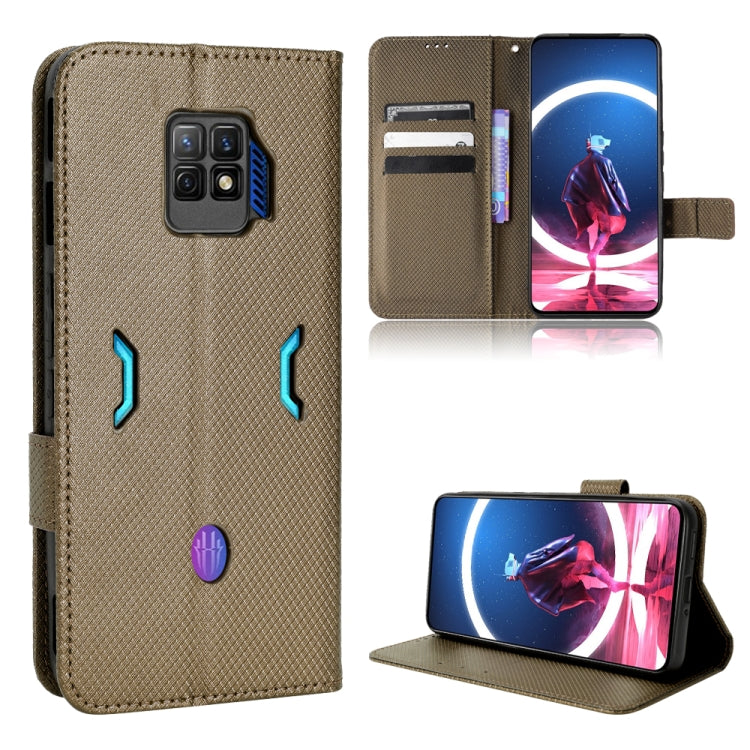 Custodia per telefono in pelle con trama a diamante, For OnePlus 10T 5G / Ace Pro 5G, For ZTE Avid 589 Z5158, For ZTE Nubia Red Magic 7S Pro, For ZTE Nubia Z40S Pro