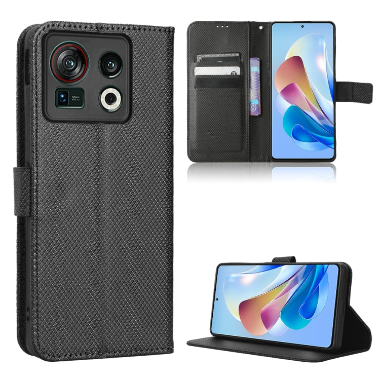 Custodia per telefono in pelle con trama a diamante, For OnePlus 10T 5G / Ace Pro 5G, For ZTE Avid 589 Z5158, For ZTE Nubia Red Magic 7S Pro, For ZTE Nubia Z40S Pro