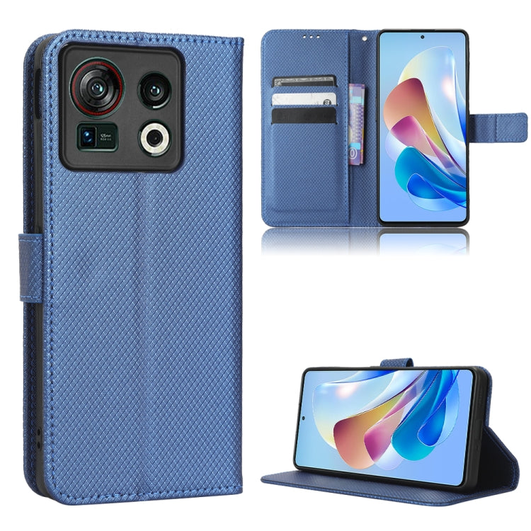 Custodia per telefono in pelle con trama a diamante, For OnePlus 10T 5G / Ace Pro 5G, For ZTE Avid 589 Z5158, For ZTE Nubia Red Magic 7S Pro, For ZTE Nubia Z40S Pro