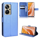 Custodia per telefono in pelle con trama a diamante, For ZTE Axon 40 Pro