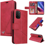 Custodia per telefono in pelle ad angolo retto GQUTROBE, For Xiaomi Poco F3, For Xiaomi Mi 11, For Xiaomi Mi Note 10, For Xiaomi Poco X3 NFC