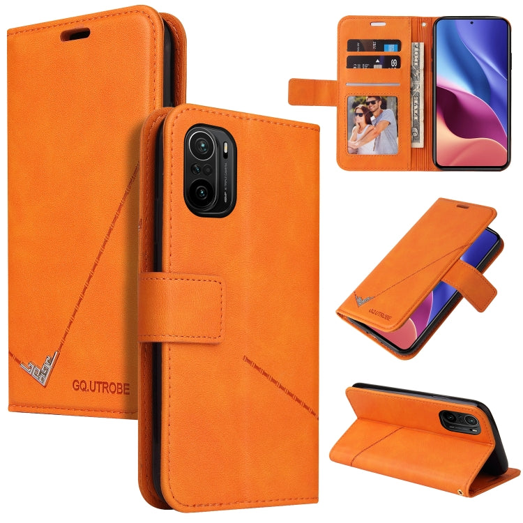 Custodia per telefono in pelle ad angolo retto GQUTROBE, For Xiaomi Poco F3, For Xiaomi Mi 11, For Xiaomi Mi Note 10, For Xiaomi Poco X3 NFC