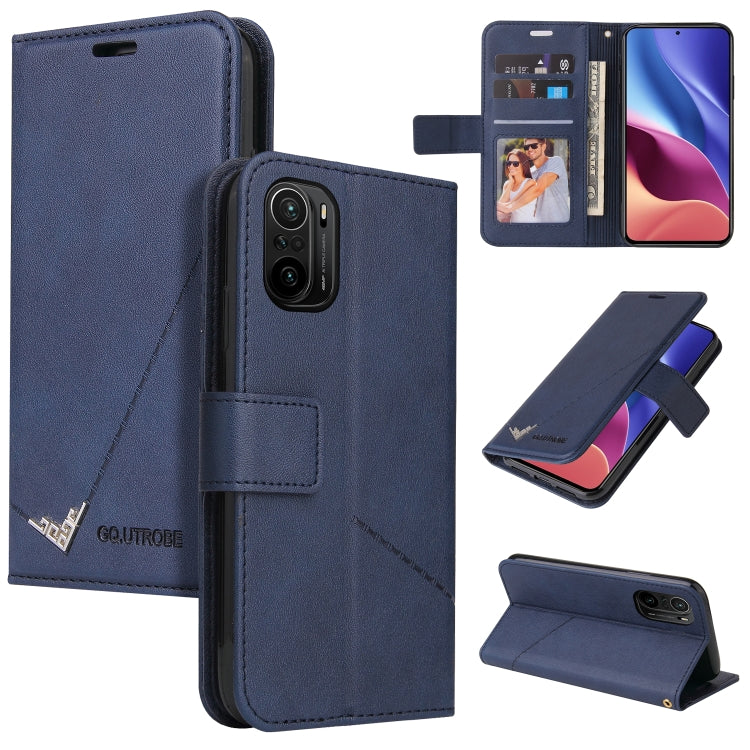 Custodia per telefono in pelle ad angolo retto GQUTROBE, For Xiaomi Poco F3, For Xiaomi Mi 11, For Xiaomi Mi Note 10, For Xiaomi Poco X3 NFC