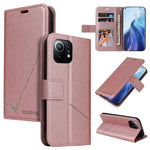Custodia per telefono in pelle ad angolo retto GQUTROBE, For Xiaomi Poco F3, For Xiaomi Mi 11, For Xiaomi Mi Note 10, For Xiaomi Poco X3 NFC