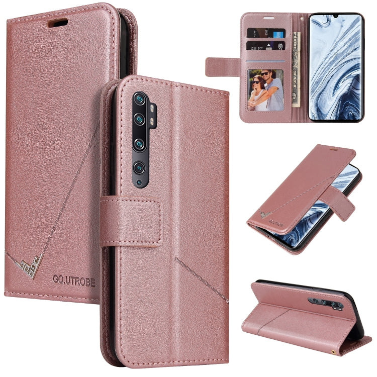 Custodia per telefono in pelle ad angolo retto GQUTROBE, For Xiaomi Poco F3, For Xiaomi Mi 11, For Xiaomi Mi Note 10, For Xiaomi Poco X3 NFC