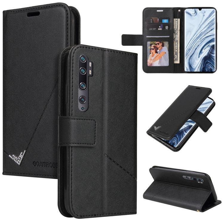 Custodia per telefono in pelle ad angolo retto GQUTROBE, For Xiaomi Poco F3, For Xiaomi Mi 11, For Xiaomi Mi Note 10, For Xiaomi Poco X3 NFC