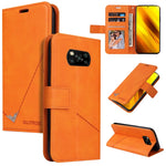 Custodia per telefono in pelle ad angolo retto GQUTROBE, For Xiaomi Poco F3, For Xiaomi Mi 11, For Xiaomi Mi Note 10, For Xiaomi Poco X3 NFC