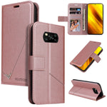 Custodia per telefono in pelle ad angolo retto GQUTROBE, For Xiaomi Poco F3, For Xiaomi Mi 11, For Xiaomi Mi Note 10, For Xiaomi Poco X3 NFC