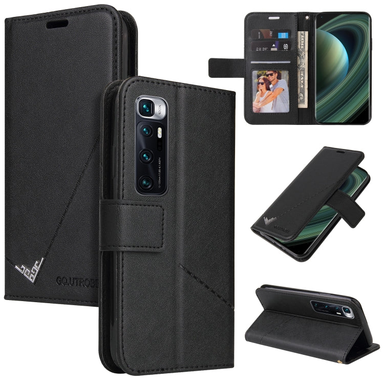 Custodia per telefono in pelle ad angolo retto GQUTROBE, For Xiaomi Mi 10T 5G, For Xiaomi Mi 10 5G, For Xiaomi Mi 10 Ultra, For Xiaomi Mi 10 Lite 5G