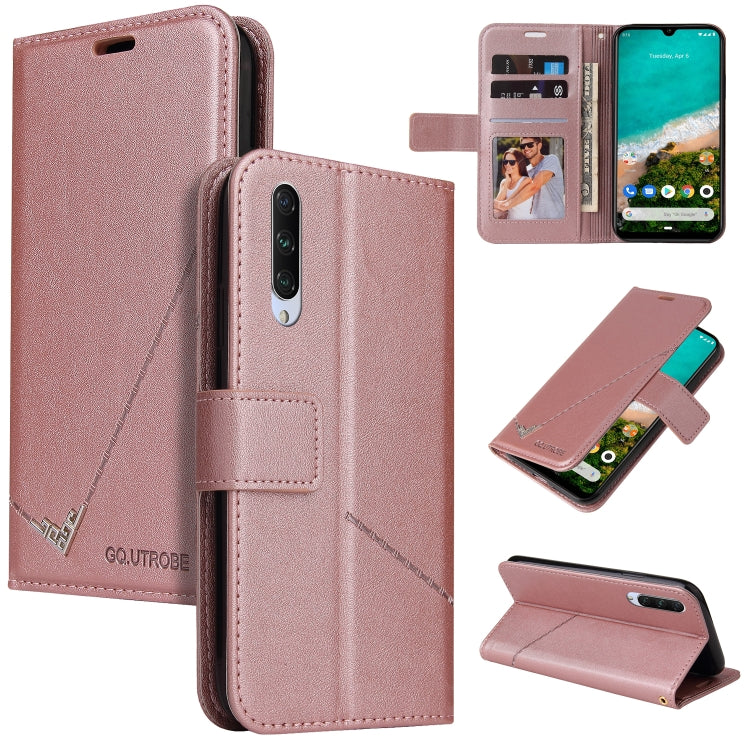 Custodia per telefono in pelle ad angolo retto GQUTROBE, For Xiaomi Mi A3, For Xiaomi Redmi Note 10 Pro Max, For Xiaomi Redmi Note 10 5G, For Xiaomi Redmi Note 10