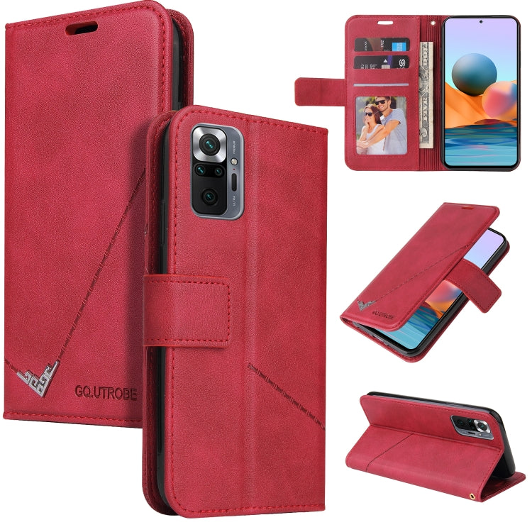 Custodia per telefono in pelle ad angolo retto GQUTROBE, For Xiaomi Mi A3, For Xiaomi Redmi Note 10 Pro Max, For Xiaomi Redmi Note 10 5G, For Xiaomi Redmi Note 10