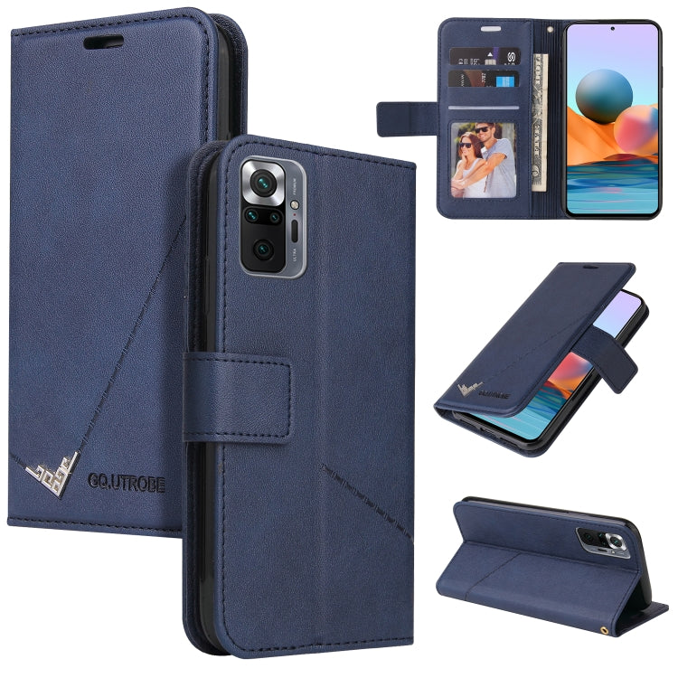 Custodia per telefono in pelle ad angolo retto GQUTROBE, For Xiaomi Mi A3, For Xiaomi Redmi Note 10 Pro Max, For Xiaomi Redmi Note 10 5G, For Xiaomi Redmi Note 10