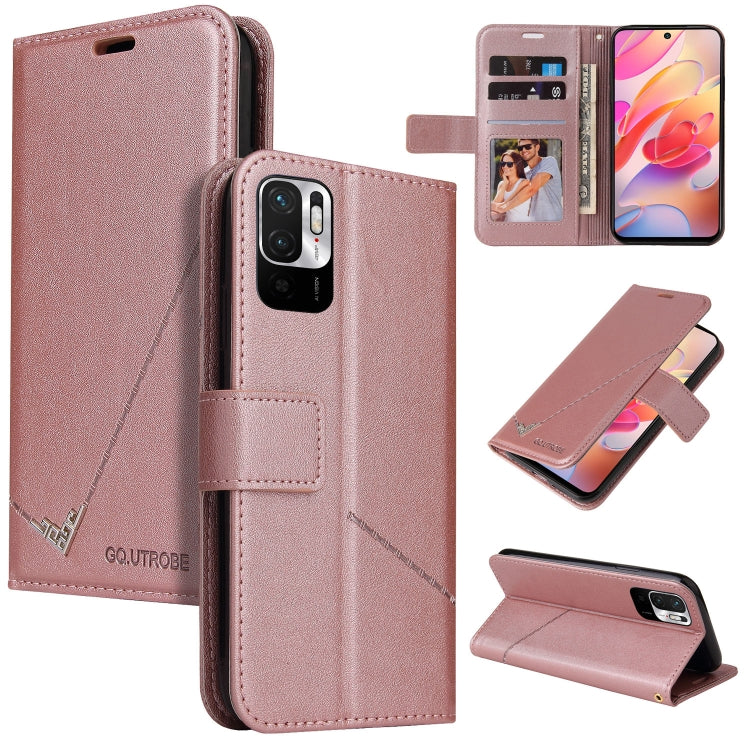 Custodia per telefono in pelle ad angolo retto GQUTROBE, For Xiaomi Mi A3, For Xiaomi Redmi Note 10 Pro Max, For Xiaomi Redmi Note 10 5G, For Xiaomi Redmi Note 10