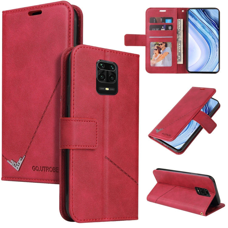 Custodia per telefono in pelle ad angolo retto GQUTROBE, For Xiaomi Redmi Note 9 5G, For Xiaomi Redmi 9T, For Xiaomi Redmi Note 9S, For Xiaomi Redmi Note 9