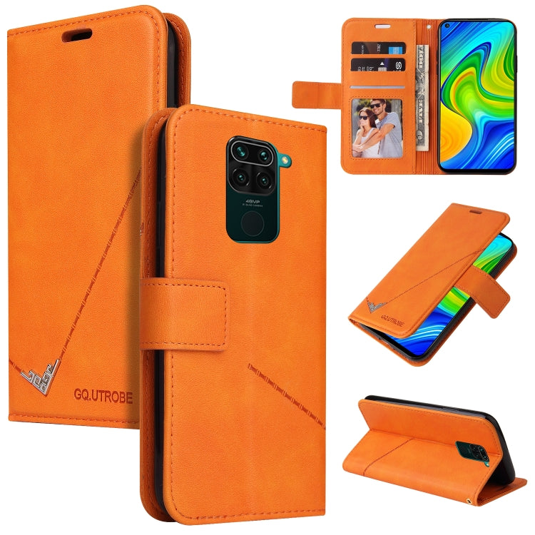Custodia per telefono in pelle ad angolo retto GQUTROBE, For Xiaomi Redmi Note 9 5G, For Xiaomi Redmi 9T, For Xiaomi Redmi Note 9S, For Xiaomi Redmi Note 9