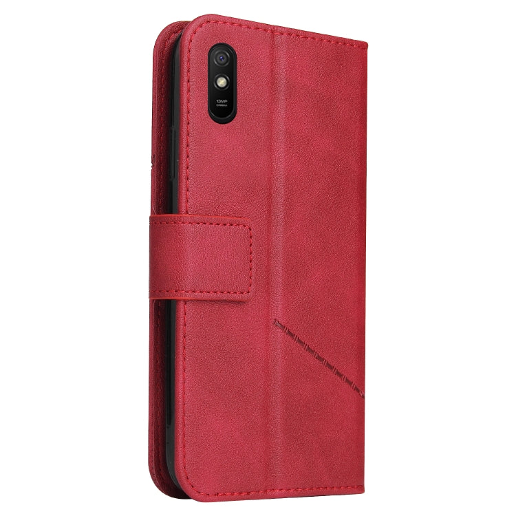 Custodia per telefono in pelle ad angolo retto GQUTROBE, For Xiaomi Redmi 9A, For Xiaomi Redmi 9C, For Xiaomi Redmi 9, For Xiaomi Redmi K20