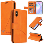 Custodia per telefono in pelle ad angolo retto GQUTROBE, For Xiaomi Redmi 9A, For Xiaomi Redmi 9C, For Xiaomi Redmi 9, For Xiaomi Redmi K20