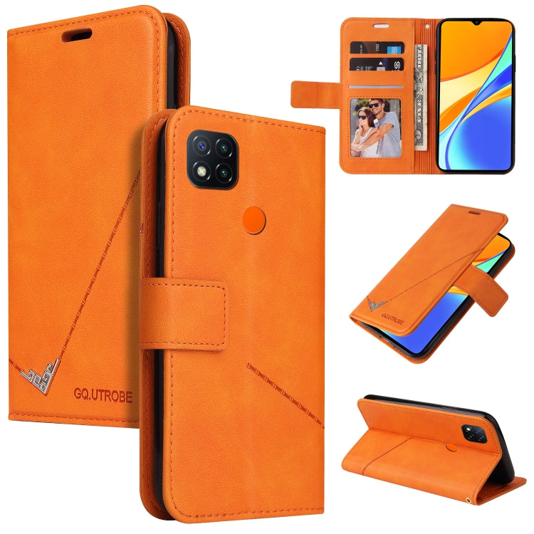 Custodia per telefono in pelle ad angolo retto GQUTROBE, For Xiaomi Redmi 9A, For Xiaomi Redmi 9C, For Xiaomi Redmi 9, For Xiaomi Redmi K20