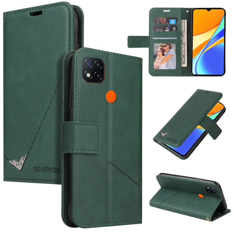 Custodia per telefono in pelle ad angolo retto GQUTROBE, For Xiaomi Redmi 9A, For Xiaomi Redmi 9C, For Xiaomi Redmi 9, For Xiaomi Redmi K20