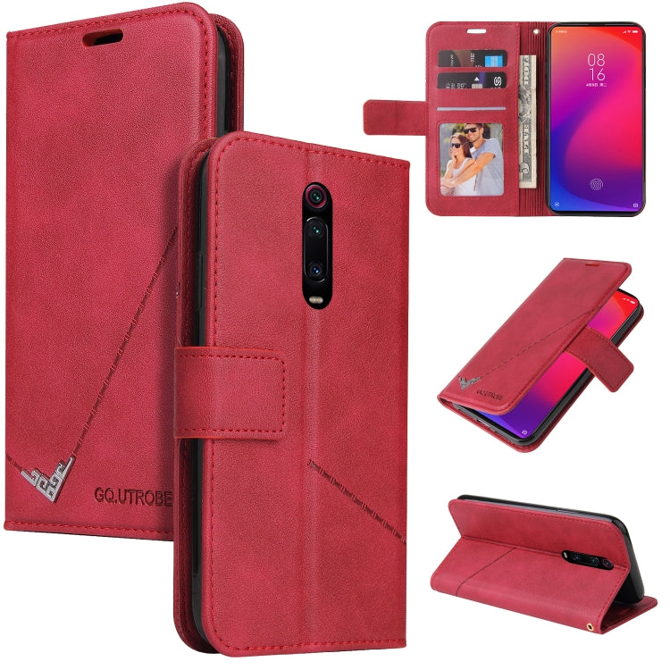 Custodia per telefono in pelle ad angolo retto GQUTROBE, For Xiaomi Redmi 9A, For Xiaomi Redmi 9C, For Xiaomi Redmi 9, For Xiaomi Redmi K20