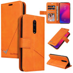 Custodia per telefono in pelle ad angolo retto GQUTROBE, For Xiaomi Redmi 9A, For Xiaomi Redmi 9C, For Xiaomi Redmi 9, For Xiaomi Redmi K20