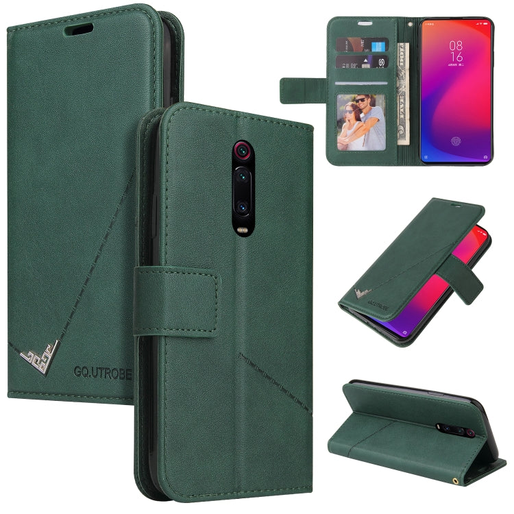 Custodia per telefono in pelle ad angolo retto GQUTROBE, For Xiaomi Redmi 9A, For Xiaomi Redmi 9C, For Xiaomi Redmi 9, For Xiaomi Redmi K20