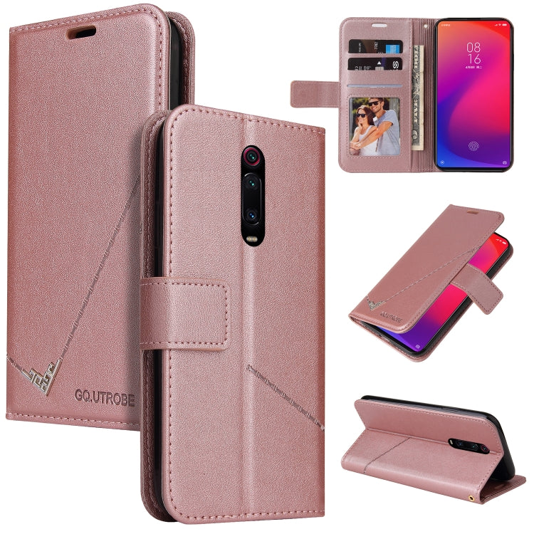 Custodia per telefono in pelle ad angolo retto GQUTROBE, For Xiaomi Redmi 9A, For Xiaomi Redmi 9C, For Xiaomi Redmi 9, For Xiaomi Redmi K20